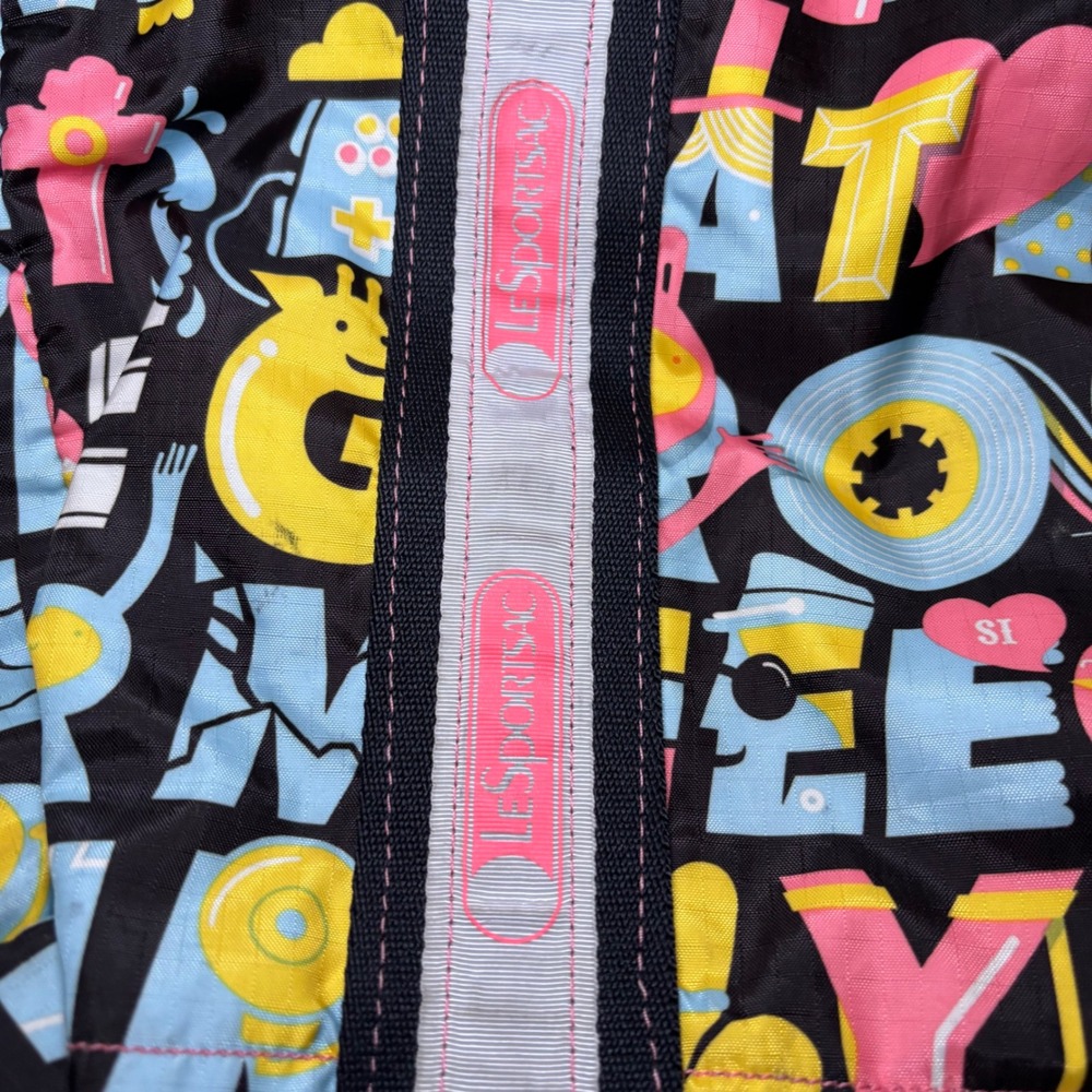 LeSportsac Artist In Residence‎ Pianofuzz Design Graphic Print Weekender Duffel - Picture 8 of 16